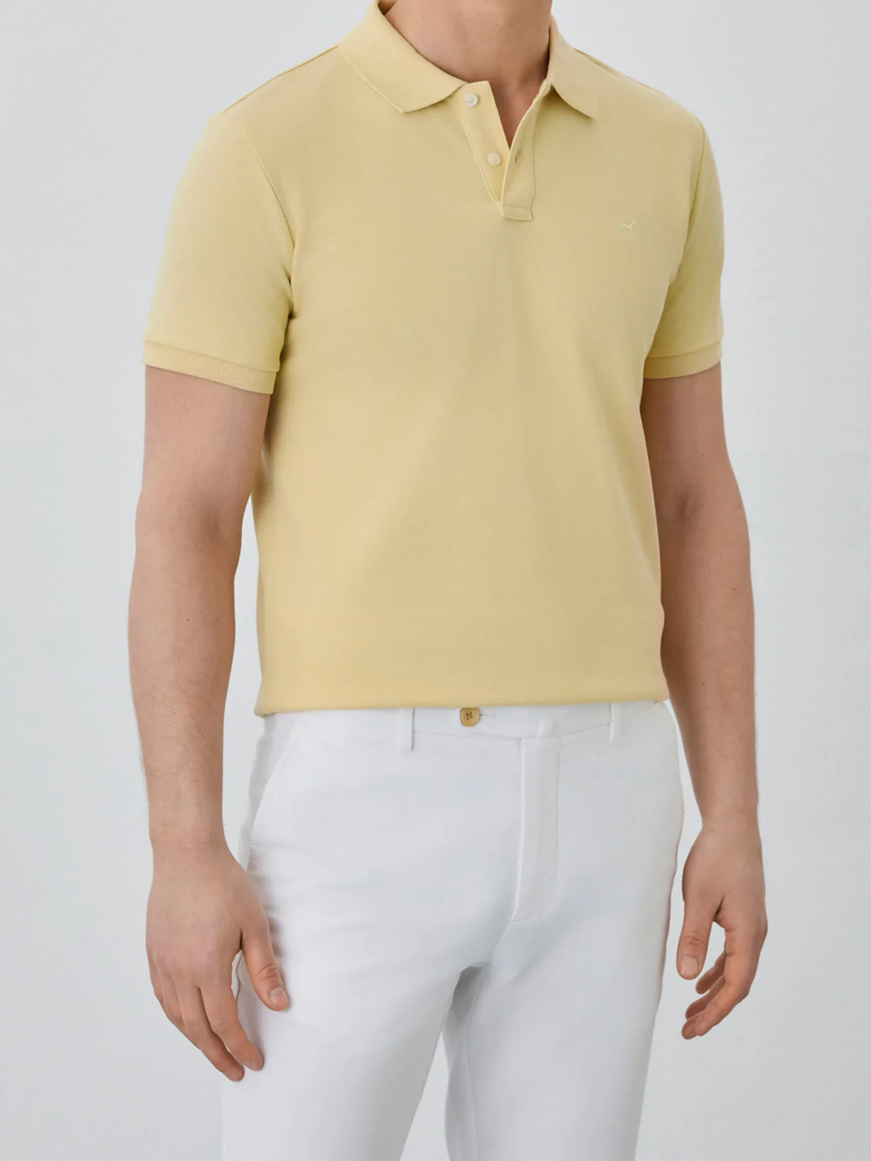 Polo Piqué Slim Fit Com Logo Bordado Em Algodão Bci - Image 28