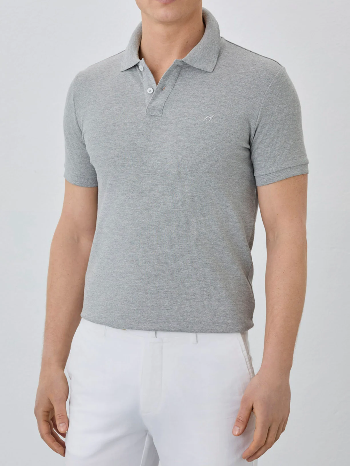 Polo Piqué Slim Fit Com Logo Bordado Em Algodão Bci - Image 34