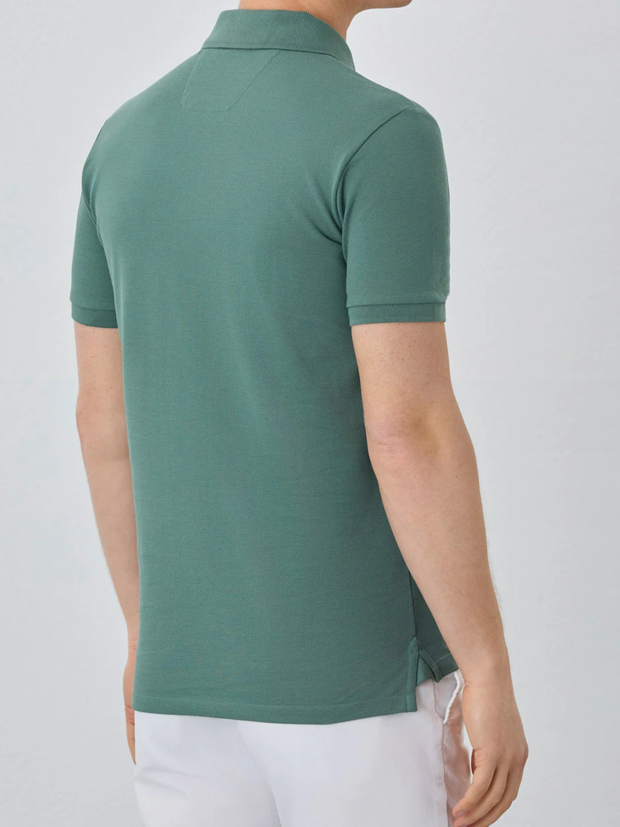 Polo Piqué Slim Fit Com Logo Bordado Em Algodão Bci - Image 43