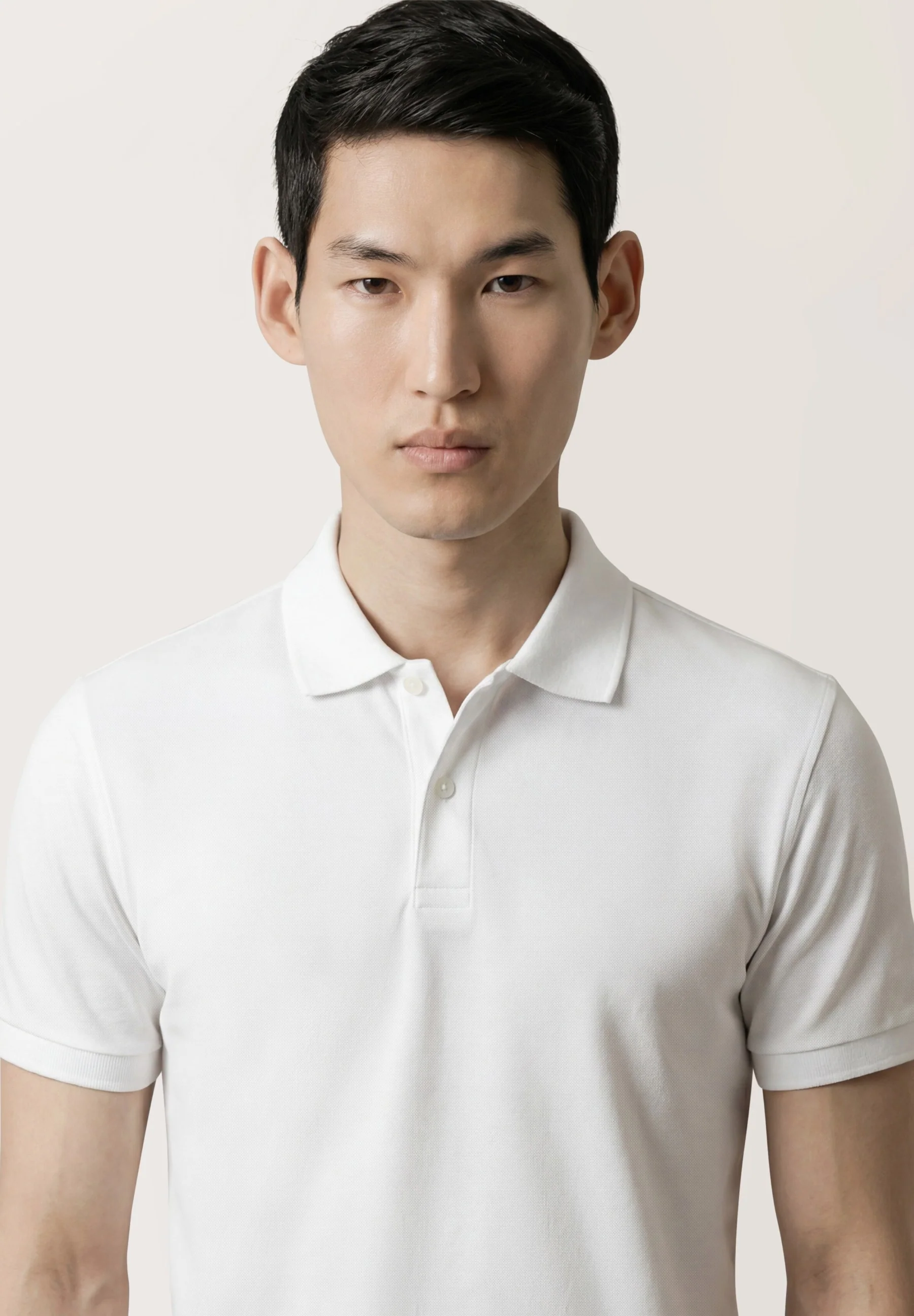 Polo Regular Fit Em Piqué Stretch Com Gola No Próprio Tecido - Image 15