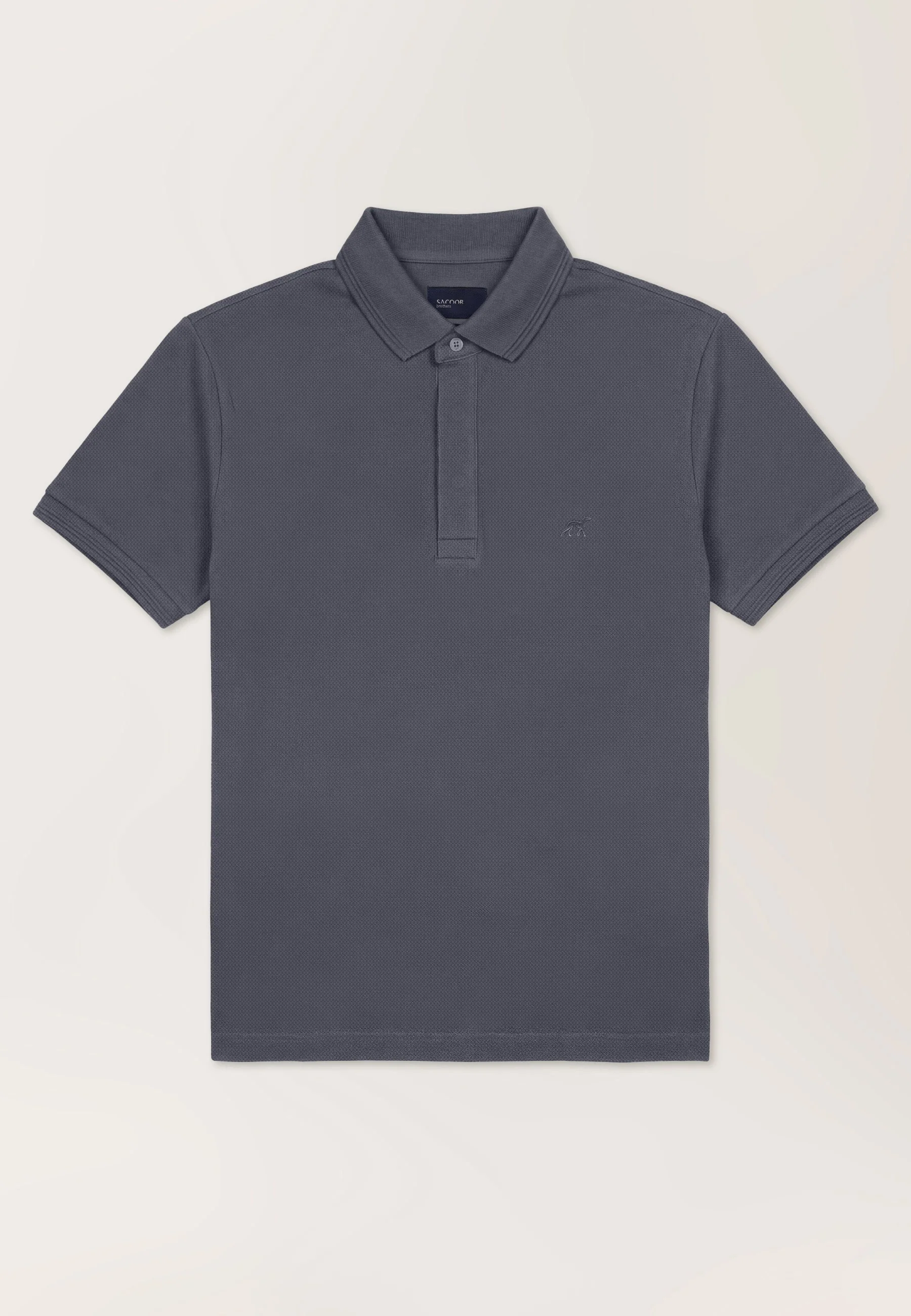 Polo Slim Fit Em Piqué Stretch Com Carcela Oculta - Image 11
