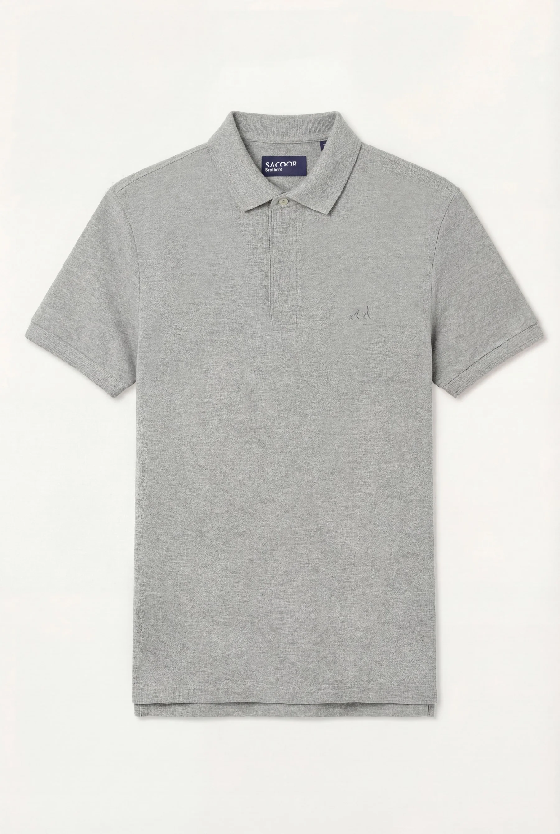 Polo Slim Fit Em Piqué Stretch Com Carcela Oculta - Image 14