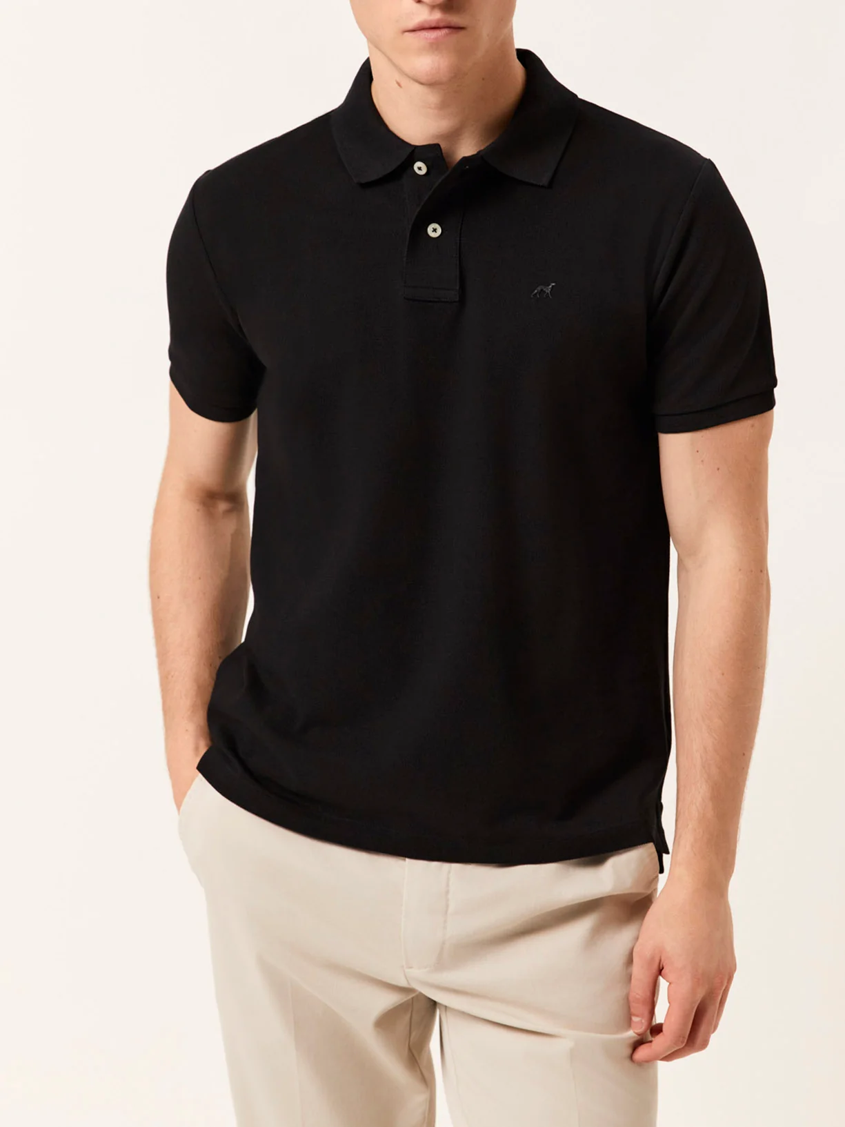 Premium Regular Fit Polo Piqué em 100% Algodão BCI