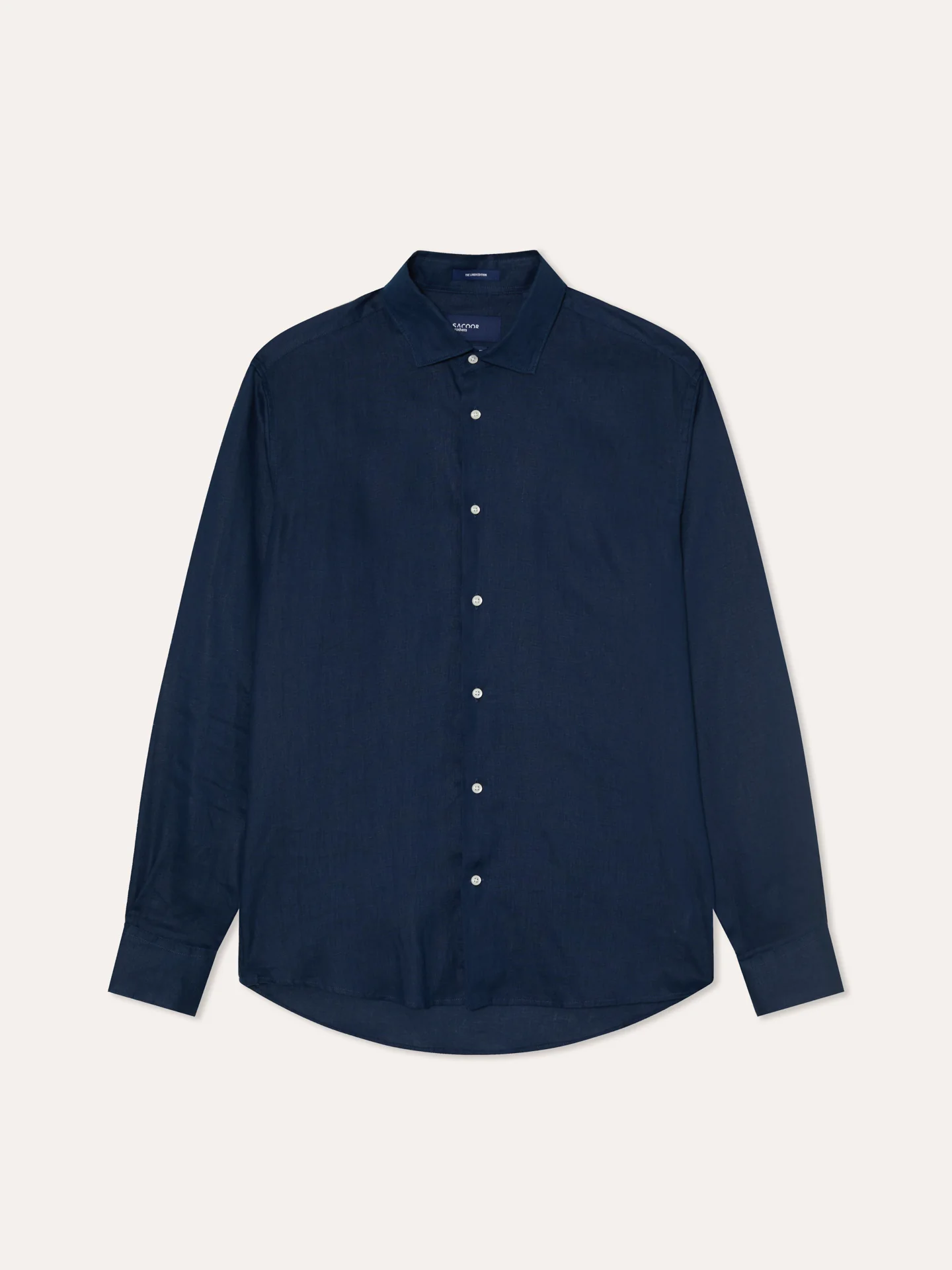 Regular Fit Camisa Aberta em 100% Linho - Image 6