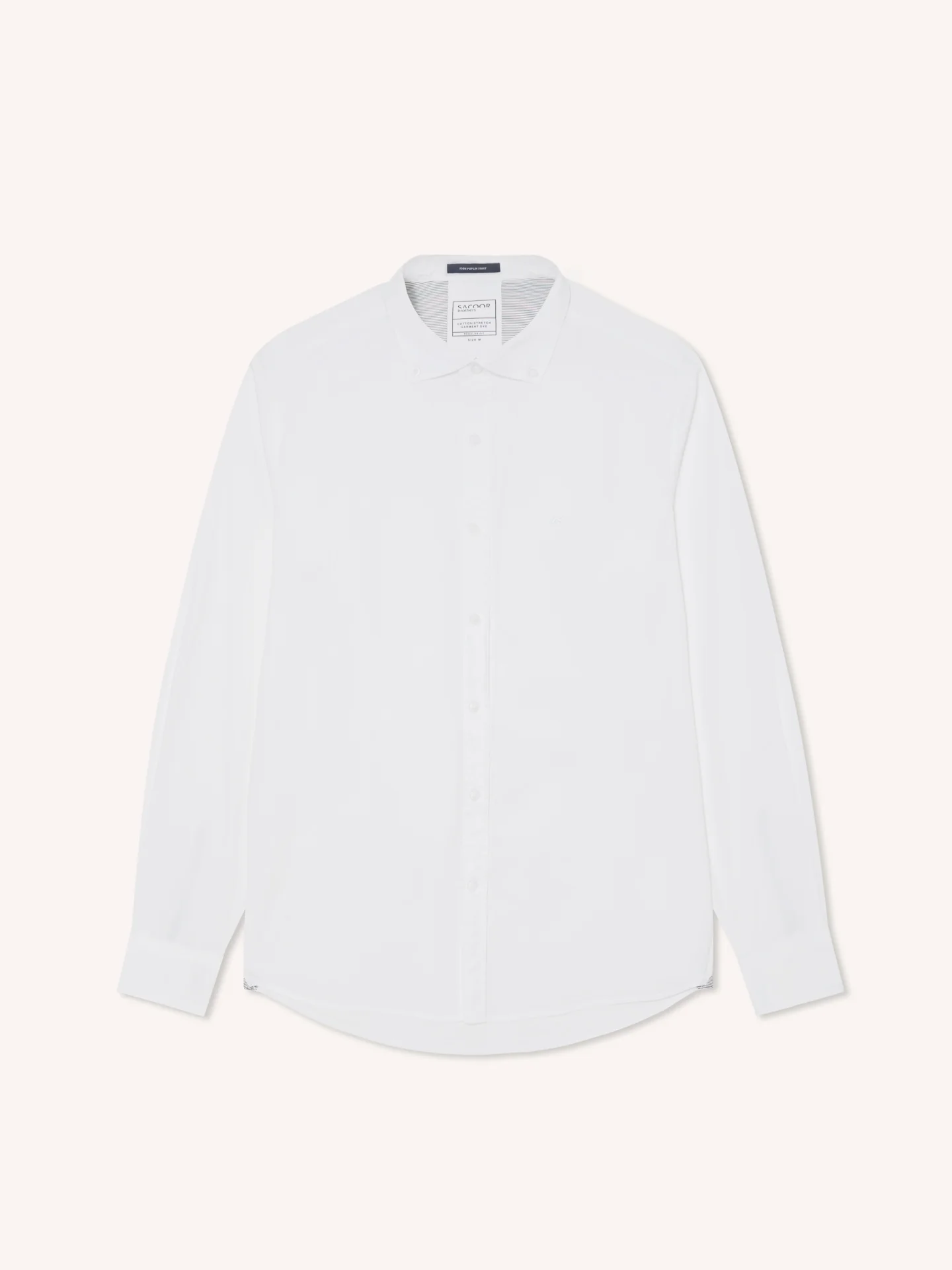 Regular Fit Camisa Popeline Garment Dye em Algodão Comfort - Image 5