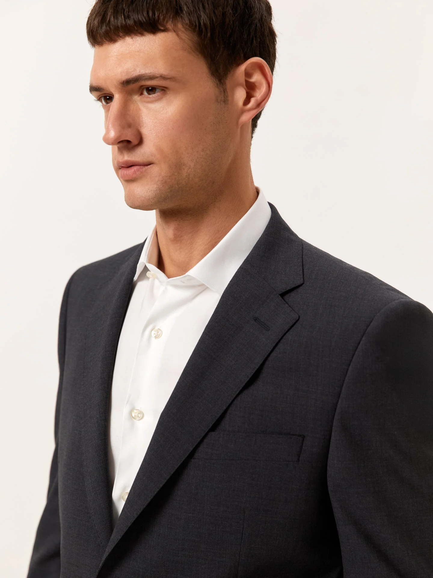 Regular Fit Fato Formal em 100% Lã - Image 3