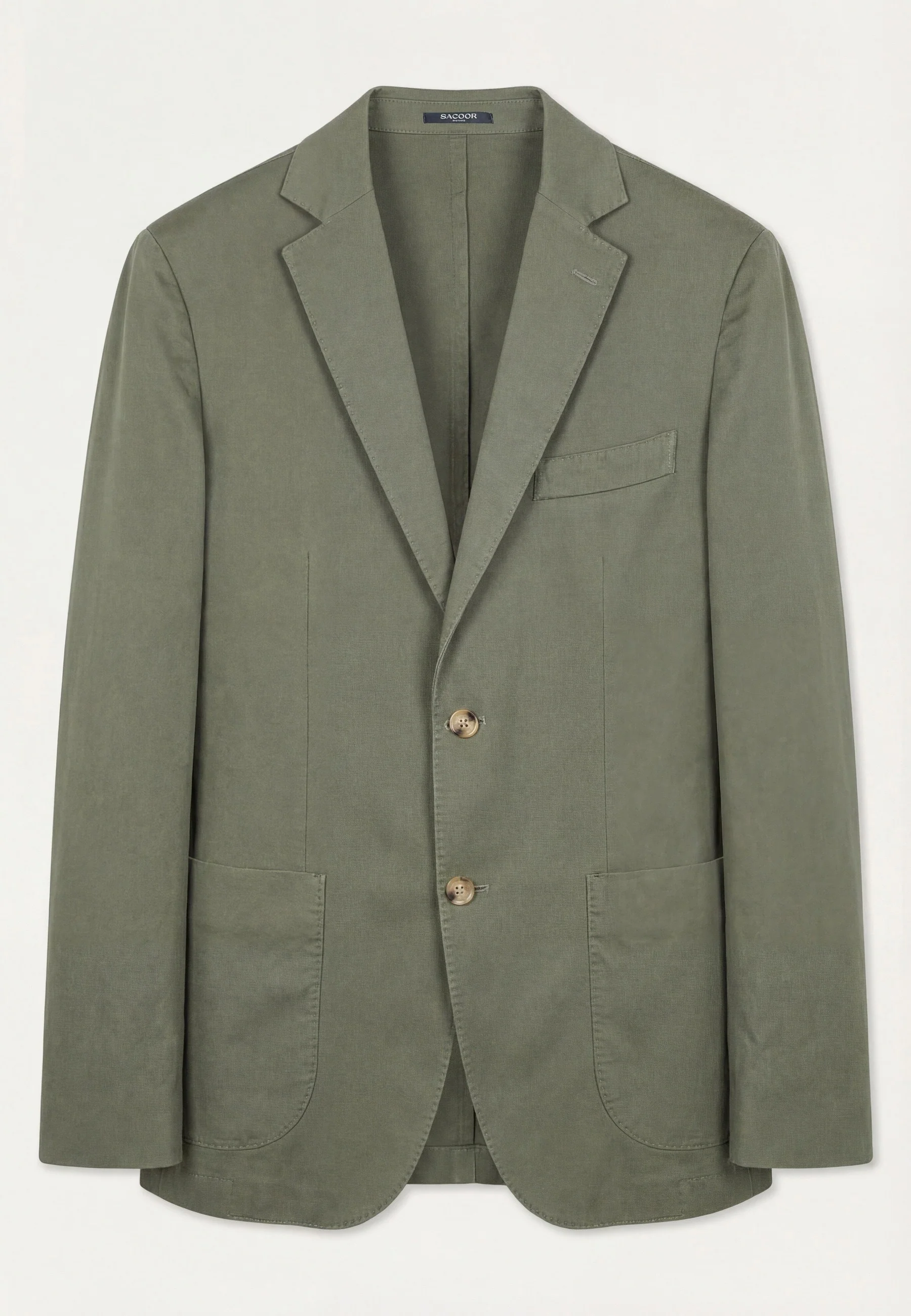 Slim Fit Blazer Estruturado Garment Dye em Algodão Comfort - Image 5