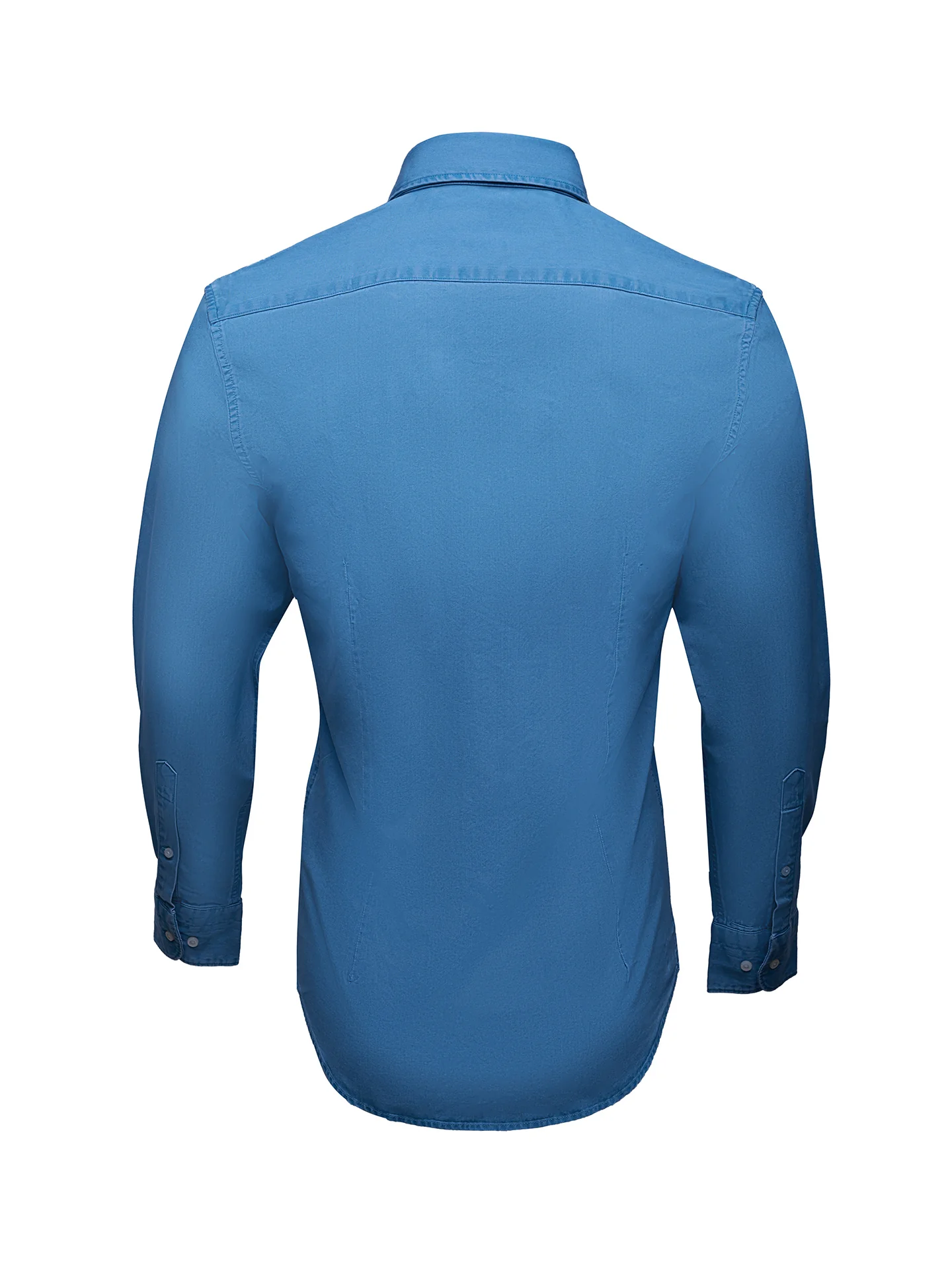 Slim Fit Camisa Casual em Denim em 100% Algodão - Image 7