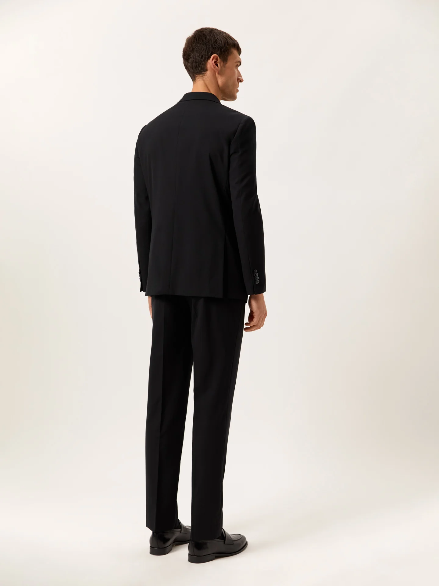 Slim Fit Fato em Lã de Alta Performance - Image 3