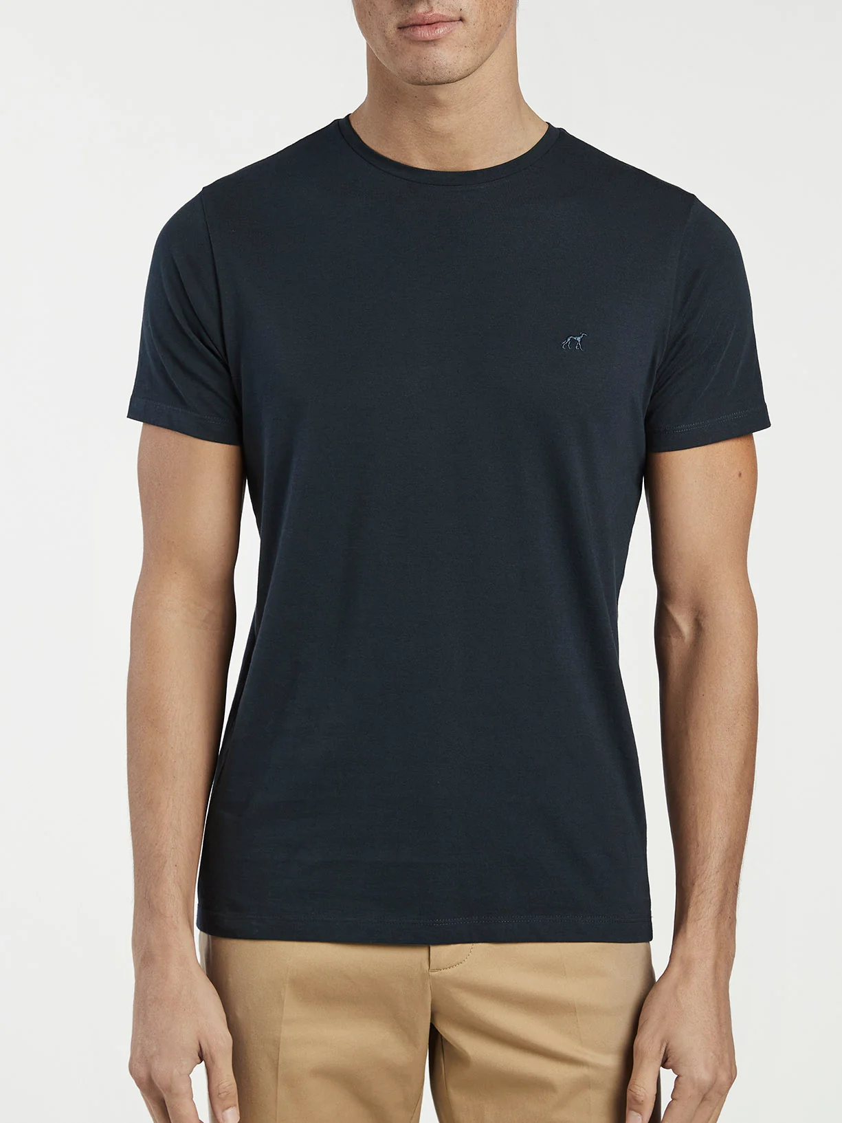 T-shirt com Logótipo Bordado em 100% Algodão Orgânico - Image 2