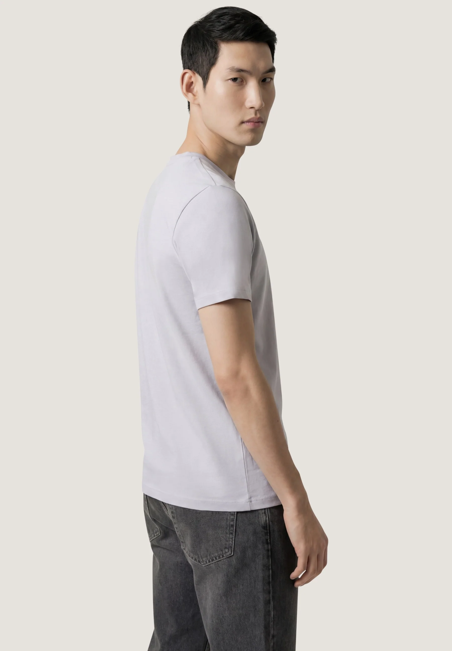 T-Shirt Em Piqué Stretch Com Transfer No Peito Tom-Sobre-Tom - Image 11