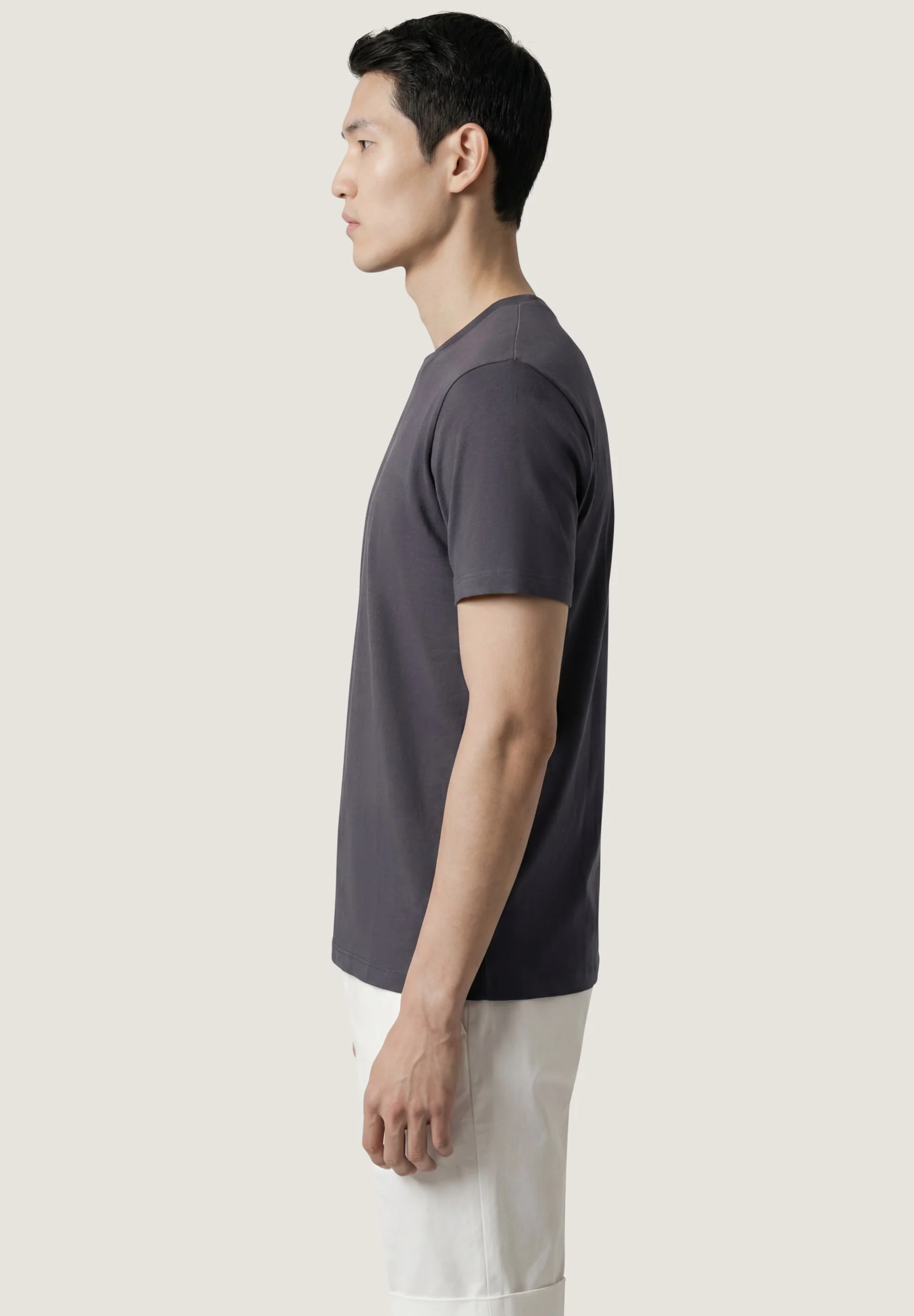 T-Shirt Em Piqué Stretch Com Transfer No Peito Tom-Sobre-Tom - Image 15