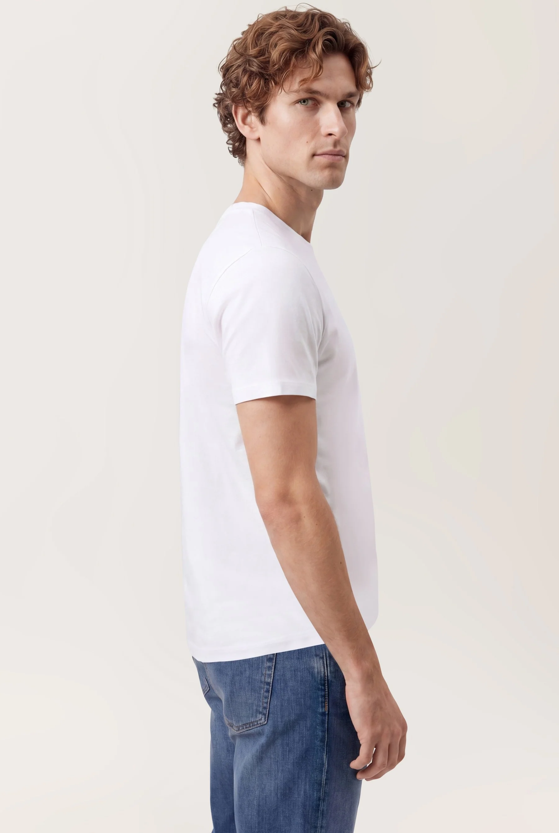 T-Shirt Em Piqué Stretch Com Transfer No Peito Tom-Sobre-Tom - Image 23