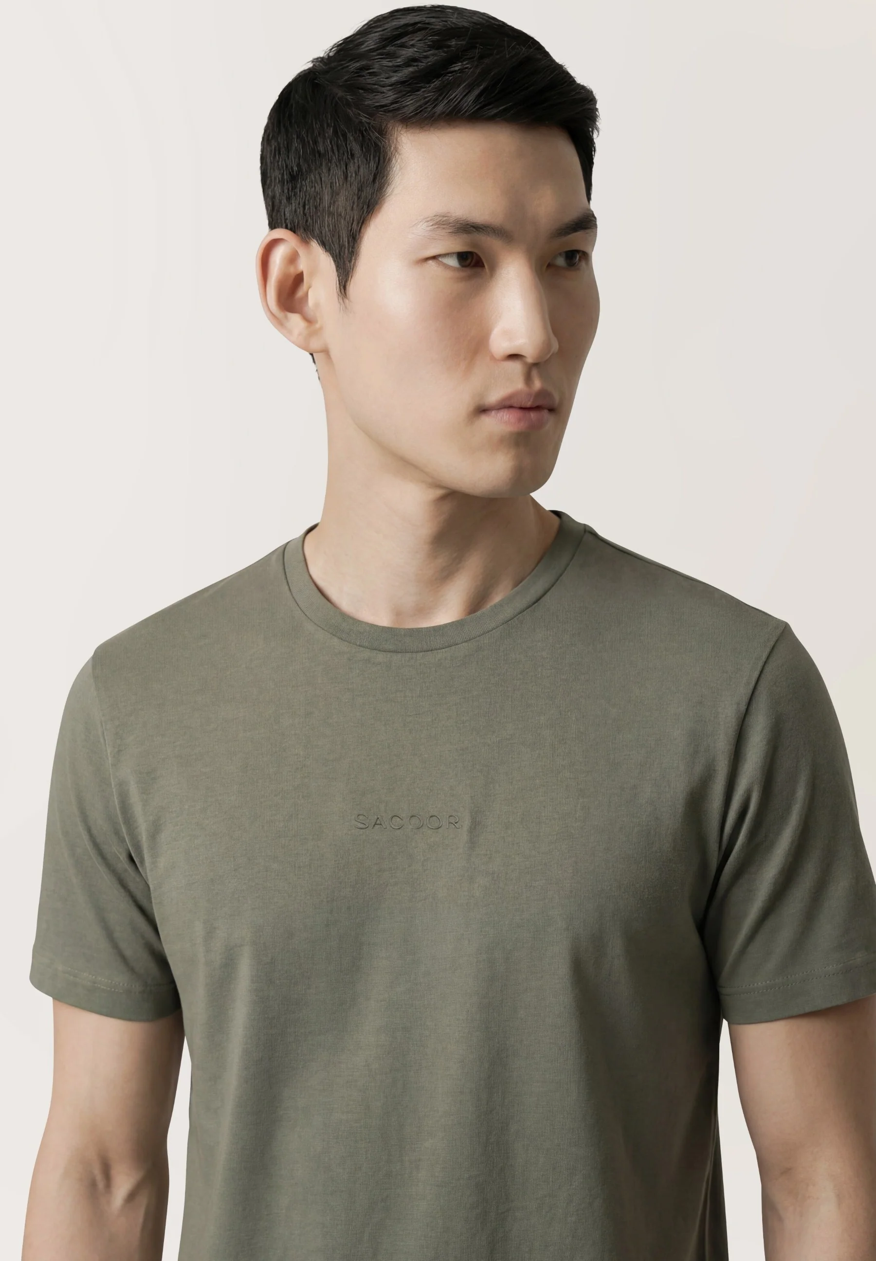 T-Shirt Em Piqué Stretch Com Transfer No Peito Tom-Sobre-Tom - Image 5
