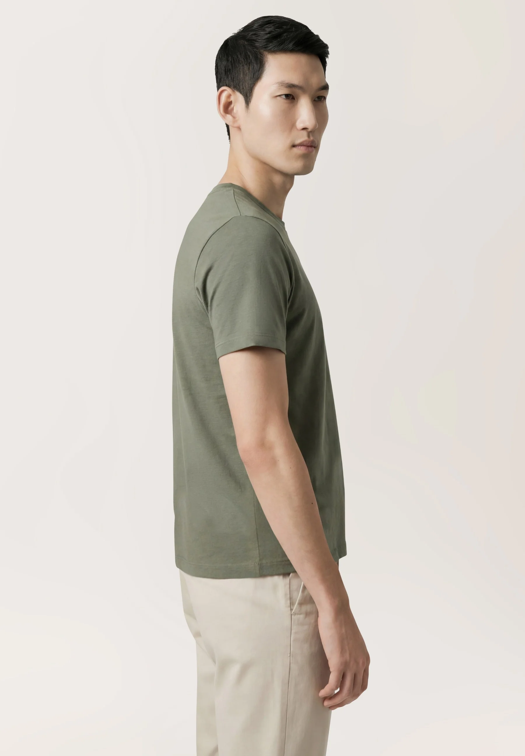 T-Shirt Em Piqué Stretch Com Transfer No Peito Tom-Sobre-Tom - Image 7