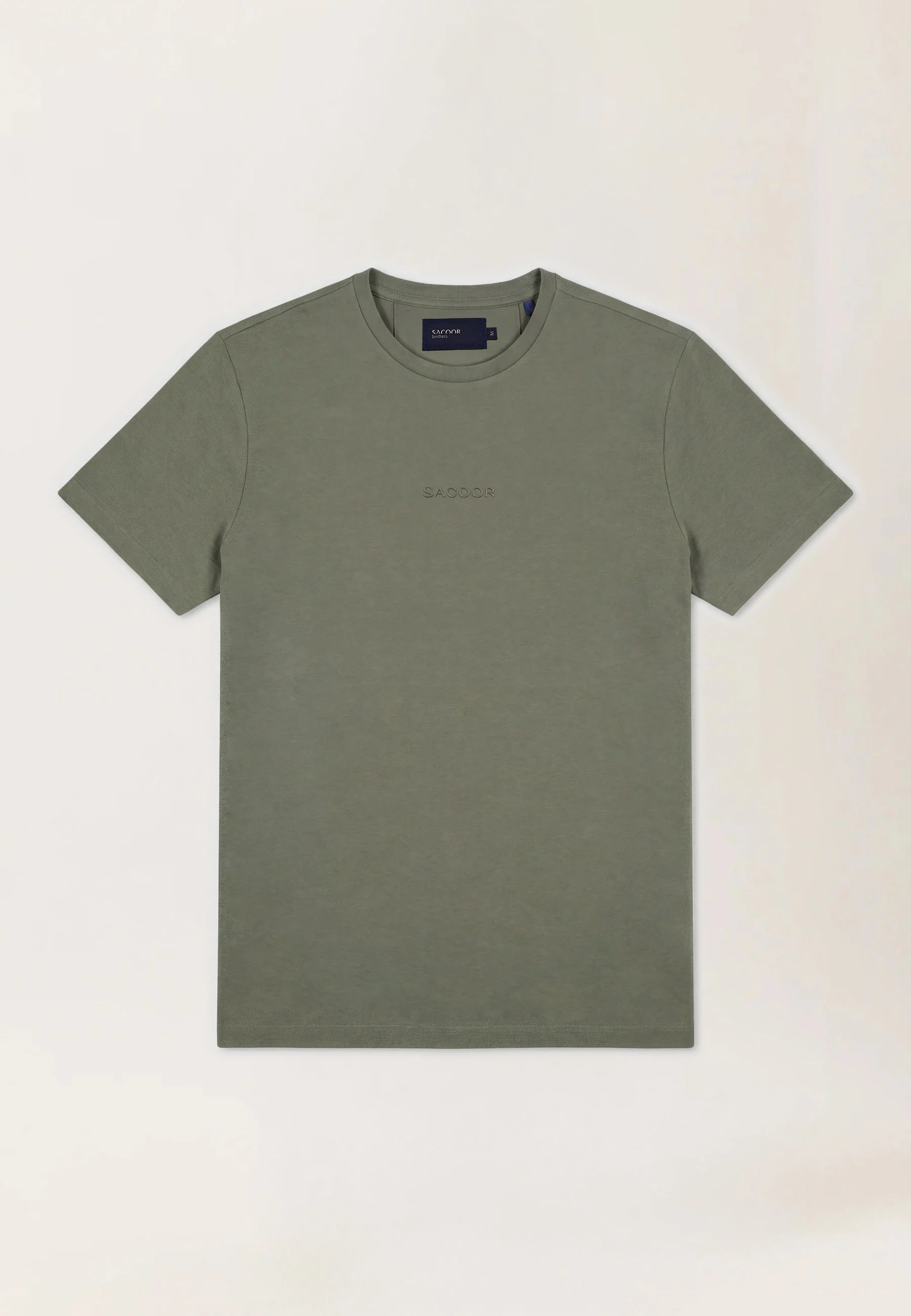 T-Shirt Em Piqué Stretch Com Transfer No Peito Tom-Sobre-Tom - Image 8