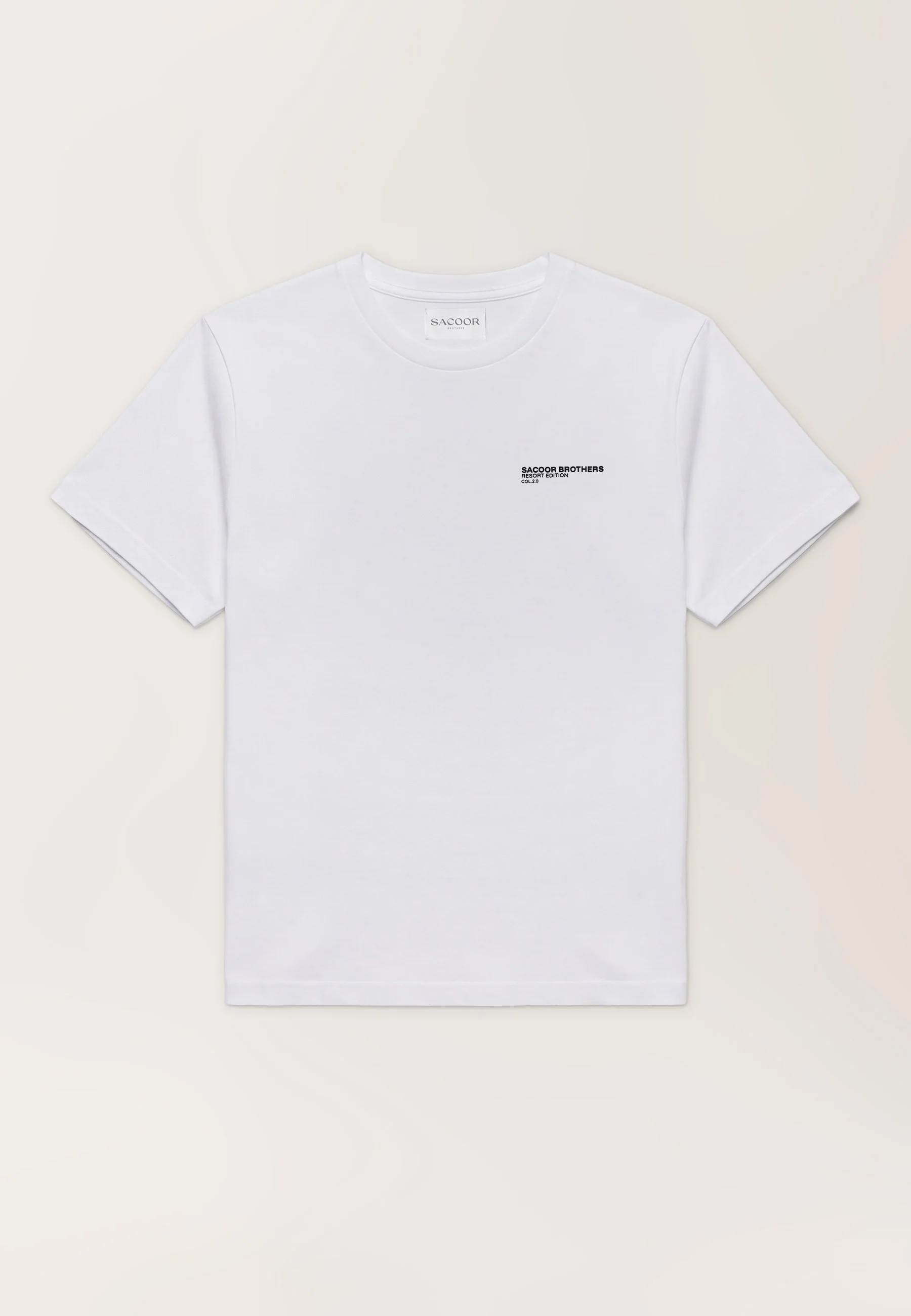 T-Shirt Stretch Com Transfer Contrastante “SACOOR INC.” No Peito - Image 12
