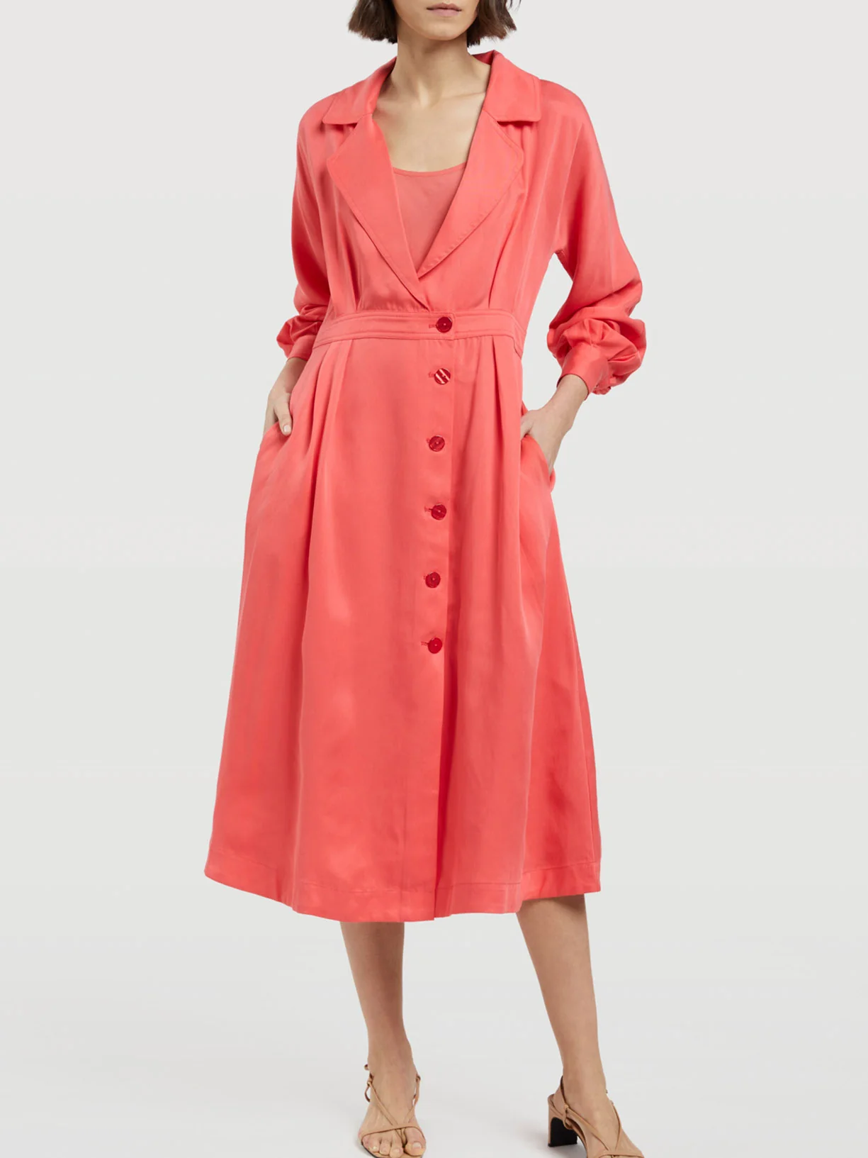 Vestido trespassado